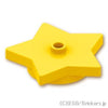 プレート 4 x 4 x 2/3 星 1オープンスタッド：[Yellow / イエロー]