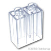 デュプロ ブロック 1 x 2 x 2：[Tr,Clear / トランスクリアー]