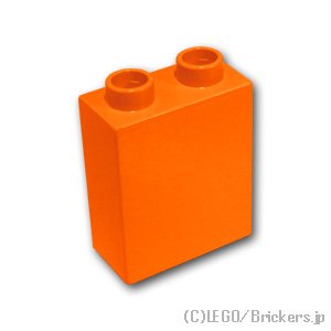 デュプロ ブロック 1 x 2 x 2：[Orange / オレンジ]