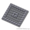 プレート 8 x 8 - グリッド：[Dark Bluish Gray / ダークグレー]