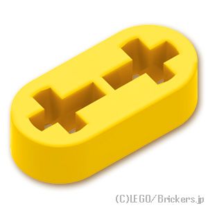 テクニック リフトアーム 1 x 2 - 薄型：[Yellow / イエロー]