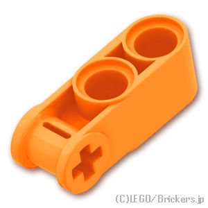 テクニック 軸/ピンコネクター - 垂直 3L：[Orange / オレンジ]