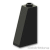 スロープ 75°- 2 x 1 x 3：[Black / ブラック]