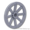 荷車 ホイール - 33mm：[Light Bluish Gray / グレー]