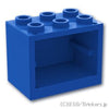 コンテナ 食器棚 2 x 3 x 2：[Blue / ブルー]