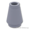 コーン 1 x 1：[Light Bluish Gray / グレー]