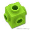 ブロック 1 x 1 - 4面スタッド：[Lime / ライム]