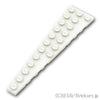 ウェッジ プレート 12 x 3 -左：[White / ホワイト]