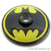 ラウンド ディッシュ 16mm バットマンシンボル：[Black / ブラック]