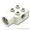 テクニック ブロック 2 x 2 - ローテーションジョイントソケット：[White / ホワイト]