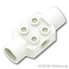 テクニック ブロック 2 x 2 - 2ローテーションジョイントソケット：[White / ホワイト]