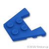 ウェッジ プレート 3 x 4 - スタッドノッチ：[Blue / ブルー]