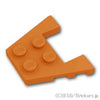 ウェッジ プレート 3 x 4 - スタッドノッチ：[Dark Orange / ダークオレンジ]