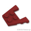 ウェッジ プレート 3 x 4 - スタッドノッチ：[Dark Red / ダークレッド]