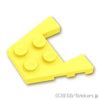 ウェッジ プレート 3 x 4 - スタッドノッチ：[Bt,Lt Yellow / ブライトライトイエロー]
