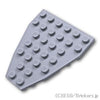 ウェッジ プレート 7 x 6 - スタッドノッチ：[Light Bluish Gray / グレー]