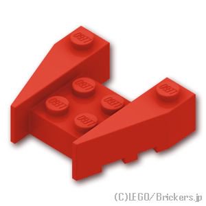 ウェッジ 3 x 4 / 1 x 2：[Red / レッド]