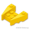 ウェッジ 3 1/2 x 4 - スタッドノッチ：[Yellow / イエロー]