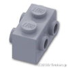 ブロック 1 x 2 - 2面スタッド：[Light Bluish Gray / グレー]