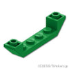 ダブル 逆 スロープ 45° 6 x 1 - カットアウト：[Green / グリーン]