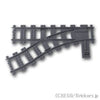 トレインレール 切替ポイント 左：[Dark Bluish Gray / ダークグレー]