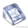 スロープ 30°- 1 x 1 x 2/3：[Tr,Clear / トランスクリアー]