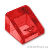 スロープ 30°- 1 x 1 x 2/3：[Tr,Red / トランスレッド]