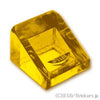 スロープ 30°- 1 x 1 x 2/3：[Tr,Yellow / トランスイエロー]