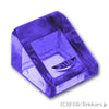 スロープ 30° 1 x 1 x 2/3：[Tr,Purple / トランスパープル]