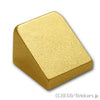 スロープ 30°- 1 x 1 x 2/3：[MetallicGold / メタリックゴールド]