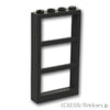 ウィンドウ フレーム 1 x 4 x 6 - 3窓枠：[Black / ブラック]