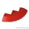 ブロック ラウンドコーナー 10 x 10 スロープ 33°ファセット：[Red / レッド]
