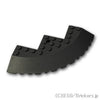 ブロック ラウンドコーナー 10 x 10 スロープ 33°ファセット：[Black / ブラック]