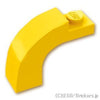 ハーフ アーチ 1 x 3 x 2 - カーブトップ：[Yellow / イエロー]