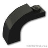 ハーフ アーチ 1 x 3 x 2 - カーブトップ：[Black / ブラック]