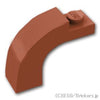 アーチ ハーフ 1 x 3 x 2 - カーブトップ：[Reddish Brown / ブラウン]