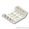 ダブル 逆 スロープ 45° 6 x 4 - カットアウト：[White / ホワイト]