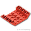 ダブル 逆 スロープ 45° 6 x 4 - カットアウト：[Red / レッド]