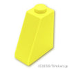 スロープ 65°- 2 x 1 x 2：[Bt,Lt Yellow / ブライトライトイエロー]