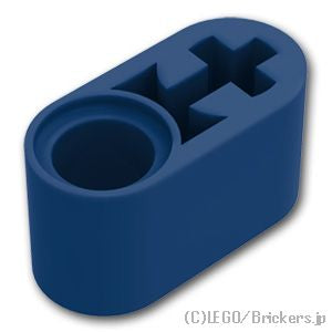 テクニック リフトアーム 1 x 2 - 軸/ピン穴：[Dark Blue / ダークブルー]