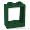 ウィンドウ フレーム 1 x 2 x 2：[Dark Green / ダークグリーン]