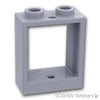 ウィンドウ 1 x 2 x 2 - フラットフロント：[Light Bluish Gray / グレー]