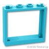 ウィンドウ フレーム 1 x 4 x 3：[Md,Azure / ミディアムアズール]