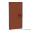 ドア 1 x 4 x 6 - スタッドハンドル：[Reddish Brown / ブラウン]