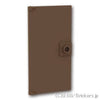 ドア 1 x 4 x 6 - スタッドハンドル：[Dark Brown / ダークブラウン]