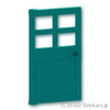 ドア 1 x 4 x 6 - スタッドハンドル：[Dark Turquoise / ダークターコイズ]
