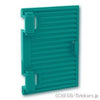 ウィンドウ シャッター 1 x 3 x 3 - ハンドル：[Dark Turquoise / ダークターコイズ]