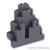 ロック パネル 3×8×7 - 三角：[Dark Bluish Gray / ダークグレー]