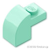 カーブ スロープ 2 x 1 x 1 1/3：[Light Aqua / ライトアクア]
