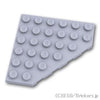 ウェッジ プレート 6 x 6 - コーナーカット：[Light Bluish Gray / グレー]